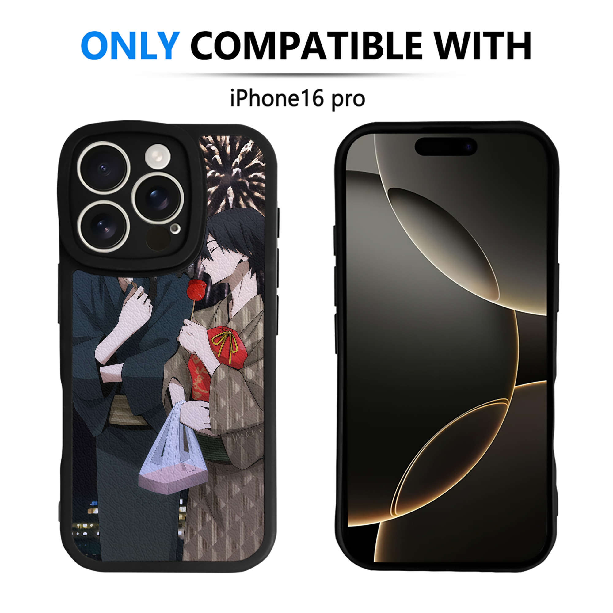 （画像用） 文豪ストレイドッグス Bungo Stray Dogs 【iPhone 16シリーズ対応】シリコンスマホケース（レザー調） 材質：シリコン